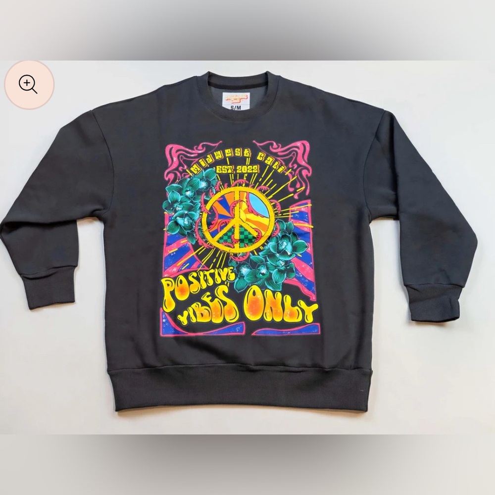 Positive Vibes - Midwest Cali Original Premium Luxe Fleece Sweatshirt